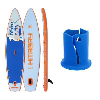 Pack Tabla de Stand Up Paddle Inflable 11' + Porta Lata Vaso SUP