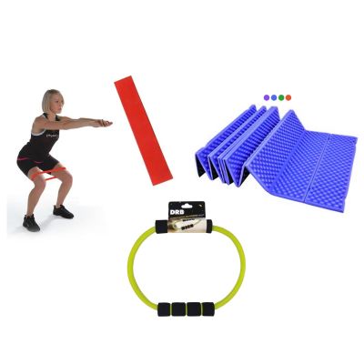 pack banda roja+multifuerza circular+colchoneta