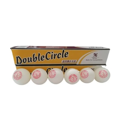 6 pelotas Blancas pingpong tenis de mesa/ Forcecl