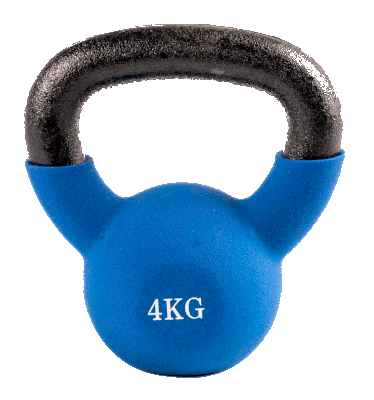 Pesa Rusa Acero, 4 Kilos, Azul