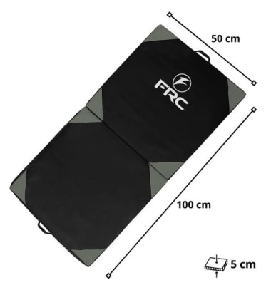Colchoneta Deportiva para Gimnasia 100 x 50 x 5 cm Negra