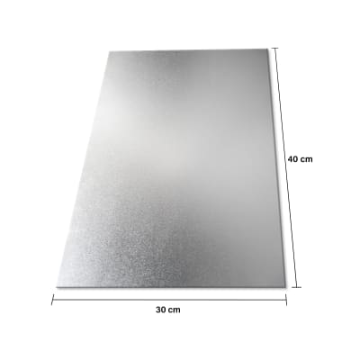 Placa Sublimacion Plateada