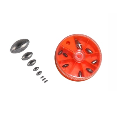 set 8 piezas de plomo para pescar/Forcecl