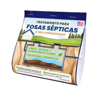 Bacterias Limpiador de Pozos, Fosas Sépticas