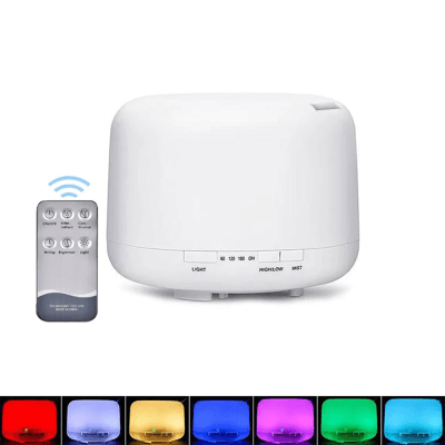 Humidificador de Aire Ultrasónico Difusor de Aromas 500ml