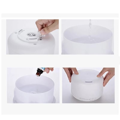 Humidificador de Aire Ultrasónico Difusor de Aromas 500ml