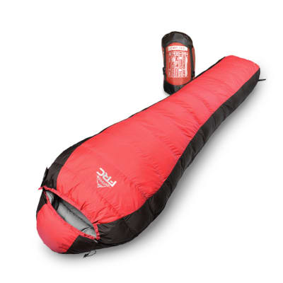 Saco de Dormir Alta montaña -25º de Pluma Rojo