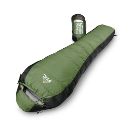 Saco de Dormir Alta montaña -25º de Pluma Verde