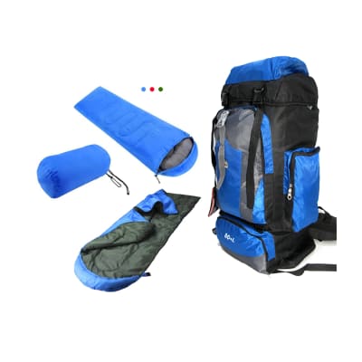 Mochila de 80L + Saco de dormir