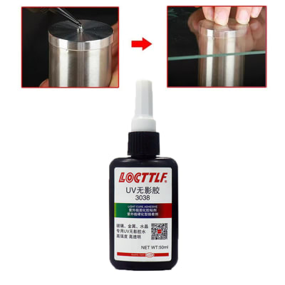 Pegamento UV Adhesivo para Cristal con Metal 50ml