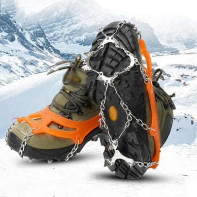 Crampones Ajustables Nieve Trekking Outdoor