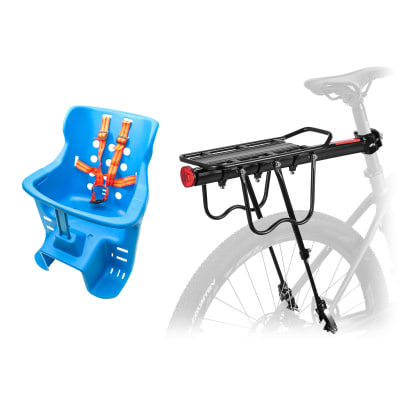 Silla Trasera Porta Bebe + Parrilla al Tubo