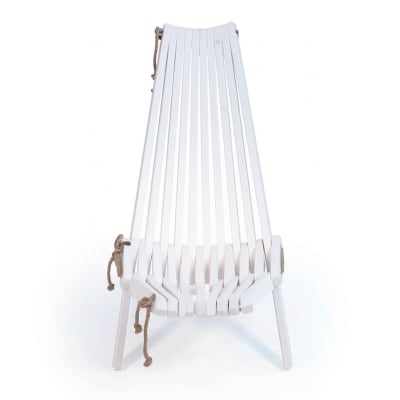 Silla Finlandesa madera Pino Silvestre Europeo Blanco Aceitado