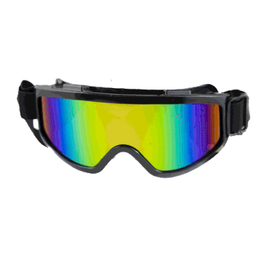 Antiparras Nieve Negro Vidrio Tornasol FRC