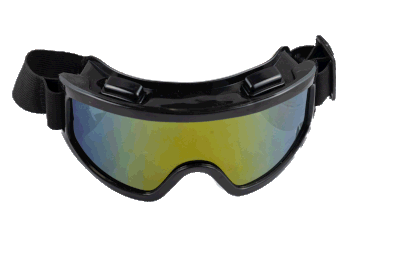 Antiparras Nieve Negro Vidrio Tornasol