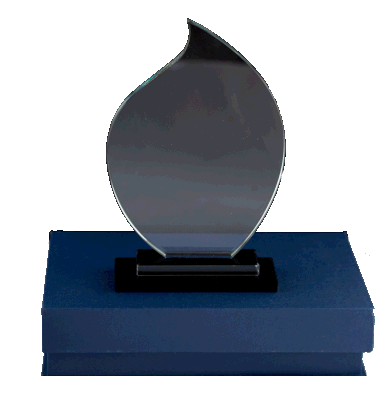 Galvano Llama 20 cm base negra