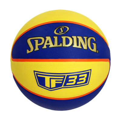 Balon Basquetbol Spalding TF-33 N° 6 Amarillo/Azul