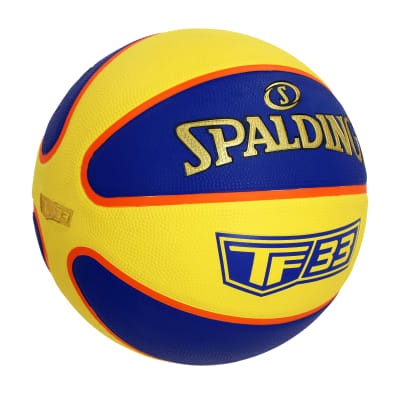 Balon Basquetbol Spalding TF-33 N° 6 Amarillo/Azul