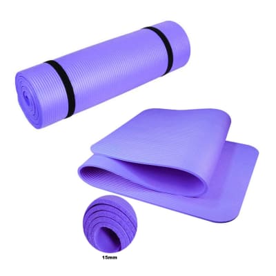 Alfombra Mat de Yoga 15mm antideslizante/Forcecl