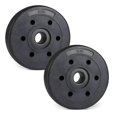 Set 2 Discos Preolímpicos 10 Kg C/u Total 20kg /forcecl