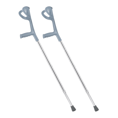 Pack 2 Bastones Muletas Canadiense Aluminio Altura Regulable
