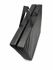 Colchoneta Deportiva para Gimnasia 100 x 50 x 5 cm Negro PU