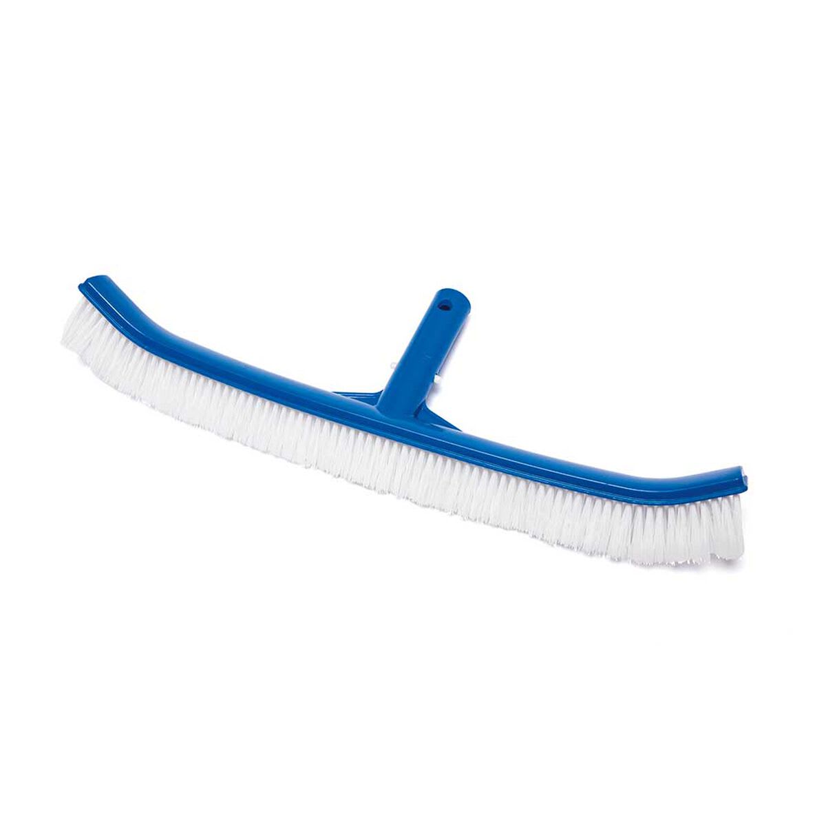 Cepillo Curvo Para Piscinas Tamar - 45 Cm De Longitud, Plástico Resistente, Para Limpiar Paredes Y Rincones