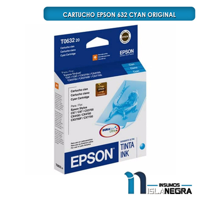 CARTUCHO EPSON 632 CYAN ORIGINAL