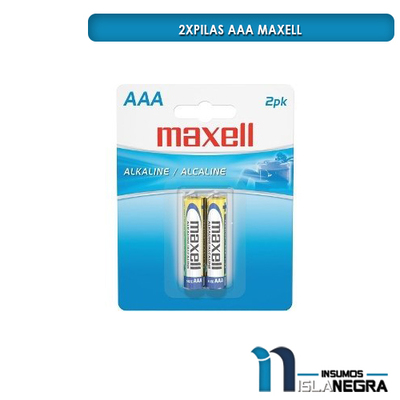 PILA AAA MAXELL 2 UNIDADES