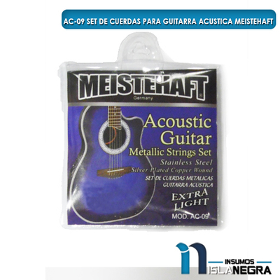 SET DE CUERDAS PARA GUITARRA ACUSTICA MEISTEHAFT