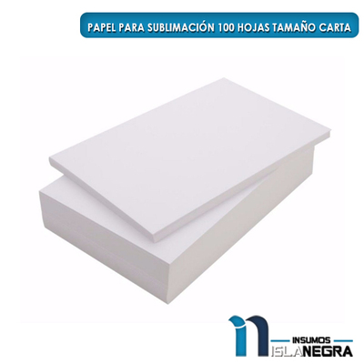 PAPEL DE SUBLIMACION CARTA 120GR (100U)