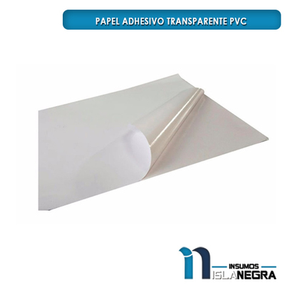 PAPEL ADHESIVO TRANSPARENTE PVC