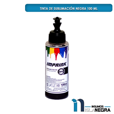 BOTELLA DE TINTA PARA SUBLIMACION NEGRO ALTERNATIVA