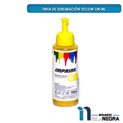 BOTELLA DE TINTA PARA SUBLIMACION YELLOW ALTERNATIVA