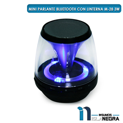 MINI PARLANTE BLUETOOTH CON LINTERNA M-28 3W