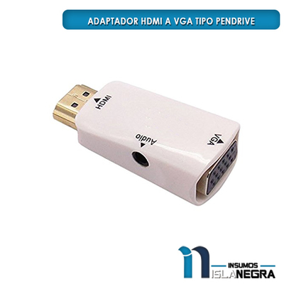 ADAPTADOR HDMI A VGA TIPO PENDRIVE