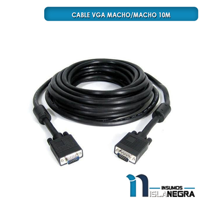 CABLE VGA MACHO/MACHO 10M