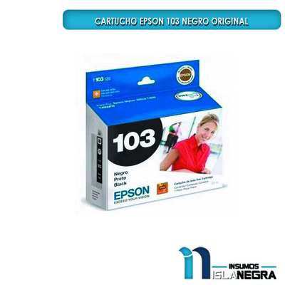 CARTUCHO EPSON 103 NEGRO ORIGINAL