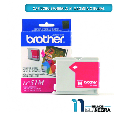 CARTUCHO BROTHER 51 MAGENTA ORIGINAL