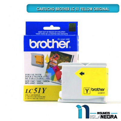 CARTUCHO BROTHER 51 YELLOW ORIGINAL