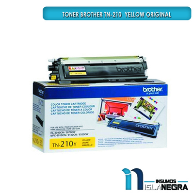 TONER BROTHER 210 YELLOW ORIGINAL