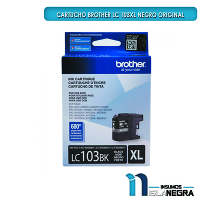 CARTUCHO BROTHER 103 XL NEGRO ORIGINAL