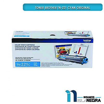 TONER BROTHER 221 CYAN ORIGINAL
