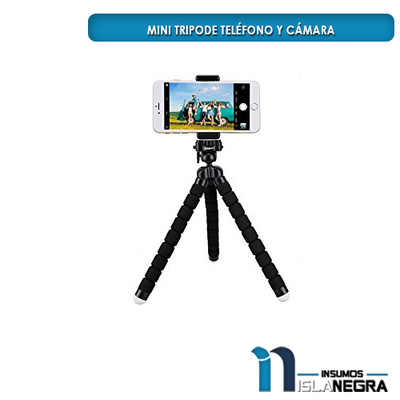 MINI TRIPODE TELEFONO Y CAMARA