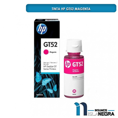 BOTELLA DE TINTA HP GT52 MAGENTA ORIGINAL