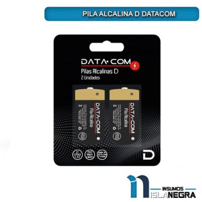 PILAS D DATACOM ALCALINAS 2 UNIDADES