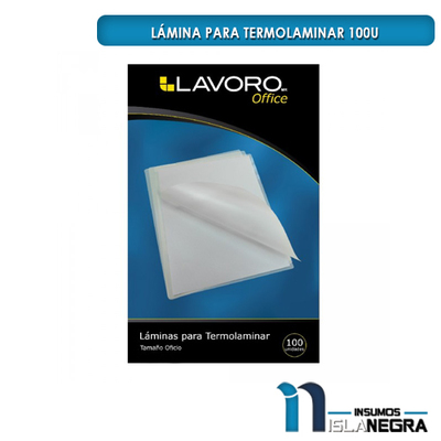 LAMINA PARA TERMOLAMINAR 100U