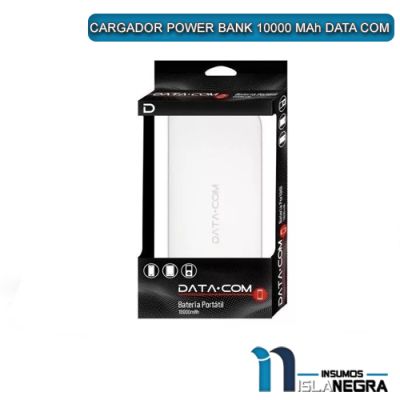 CARGADOR POWER BANK 10000 MAh DATA COM