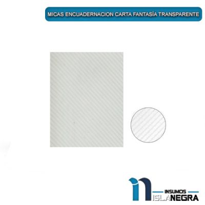 MICAS ENCUADERNACION CARTA FANTASIA TRANSPARENTE