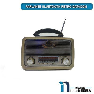 PARLANTE BLUETOOTH RETRO DATACOM